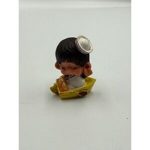 Vintage 1979 Sekiguchi Sailor Boy in Yellow Boat PVC‎ Figure Hong Kong Miniature